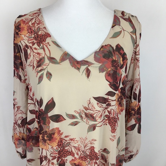 Lulus Floral Split Sleeve V-Neck Mini Dress - Picture 2 of 7